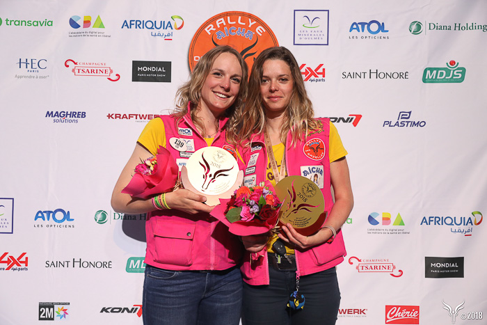 Léa GOULLIEUX et  Laetitia BERTIN - © Maïenga Rally Aïcha des Gazelles